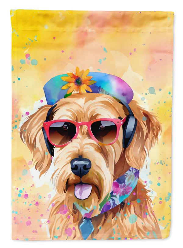 Airedale Terrier Hippie Dawg House Flag Sale