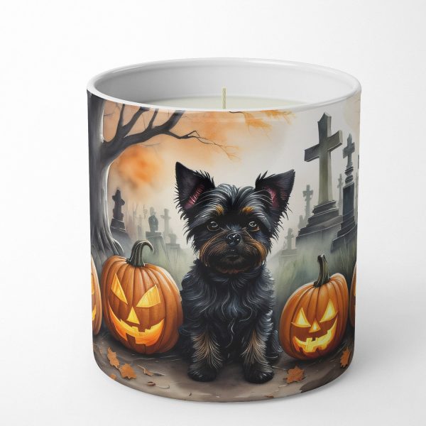 Affenpinscher Spooky Halloween Decorative Soy Candle on Sale