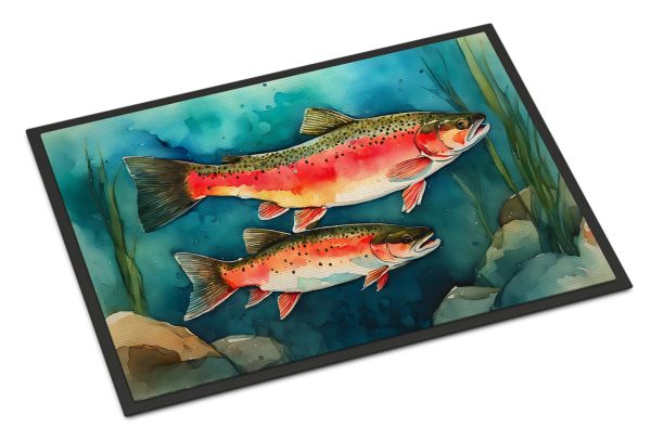 Trout Doormat Hot on Sale