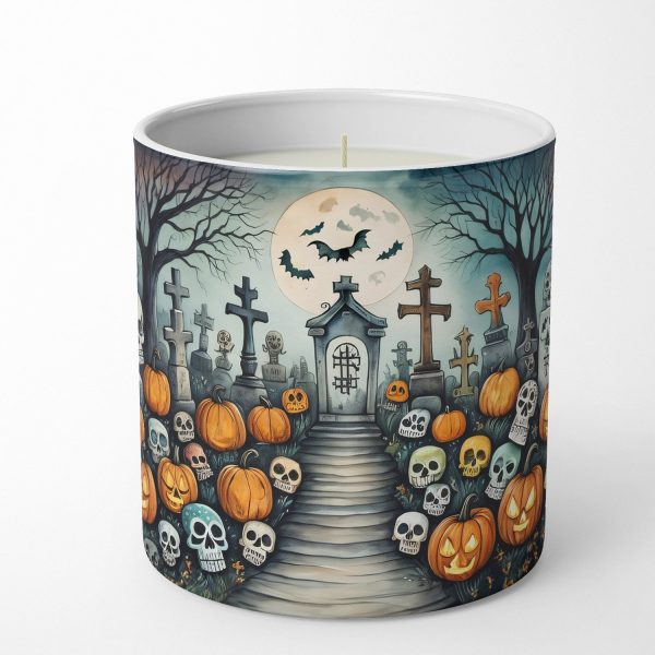 Calaveras Sugar Skulls Spooky Halloween Decorative Soy Candle Online Hot Sale