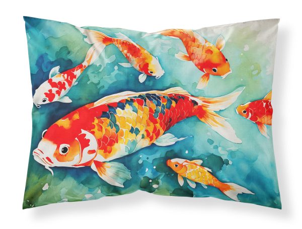Koi Fish Standard Pillowcase For Cheap