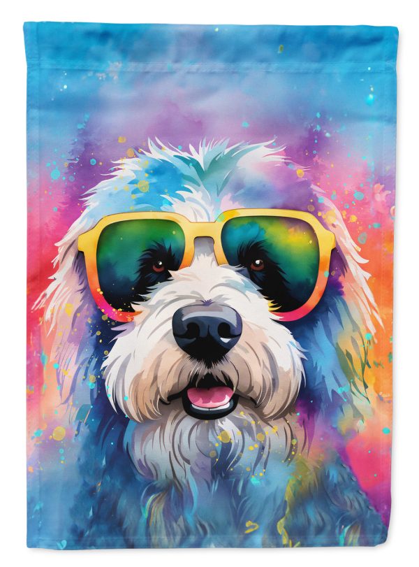 Old English Sheepdog Hippie Dawg House Flag Supply