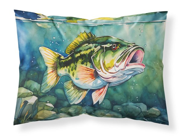 Largemouth Bass Standard Pillowcase For Cheap