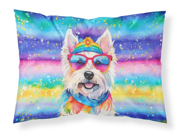 Westie Hippie Dawg Standard Pillowcase For Discount
