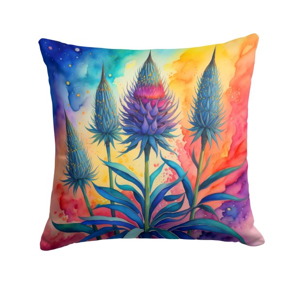 Colorful Eryngium Fabric Decorative Pillow Cheap