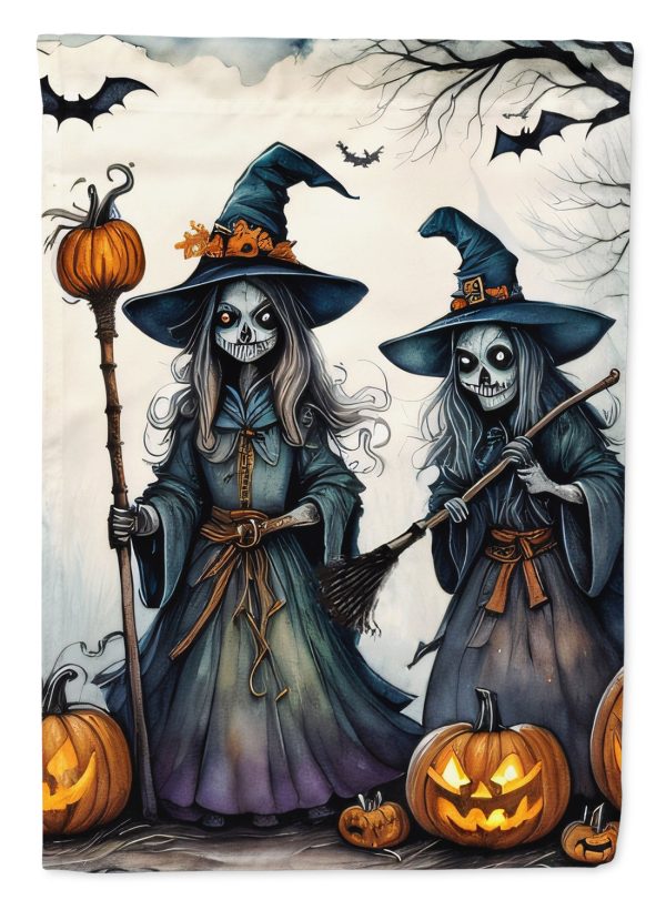 Witches Spooky Halloween Garden Flag – Outdoor Decorative Garden Flag Online now