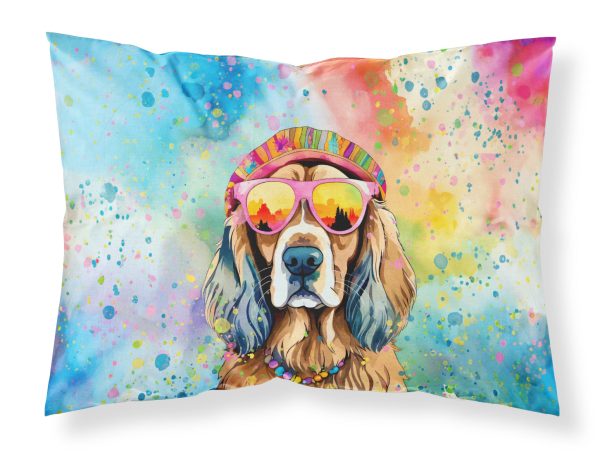 Cocker Spaniel Hippie Dawg Standard Pillowcase Cheap