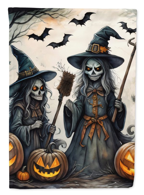 Witches Spooky Halloween Garden Flag – Outdoor Decorative Garden Flag For Cheap
