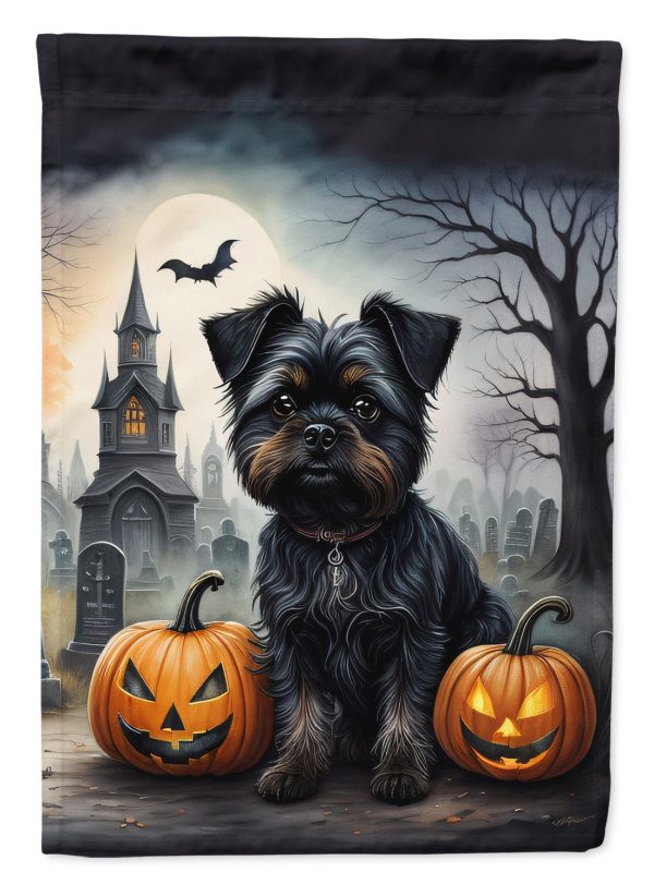 Affenpinscher Spooky Halloween House Flag Online now