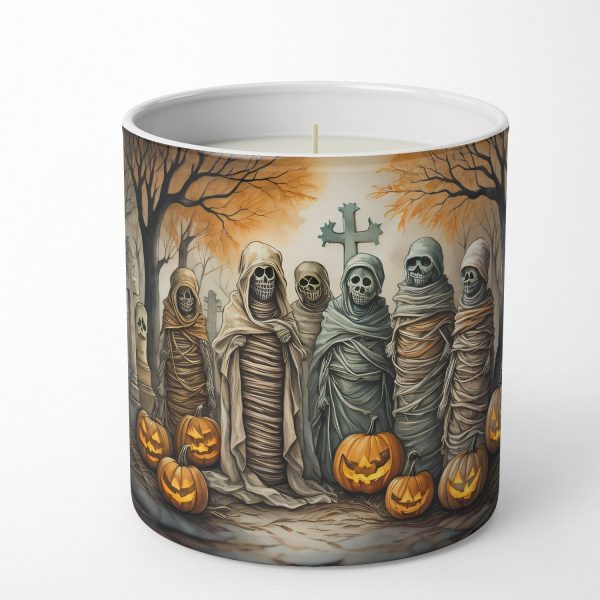 Mummies Spooky Halloween Decorative Soy Candle For Discount