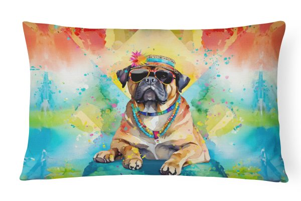 Cane Corso Hippie Dawg Fabric Decorative Pillow For Cheap