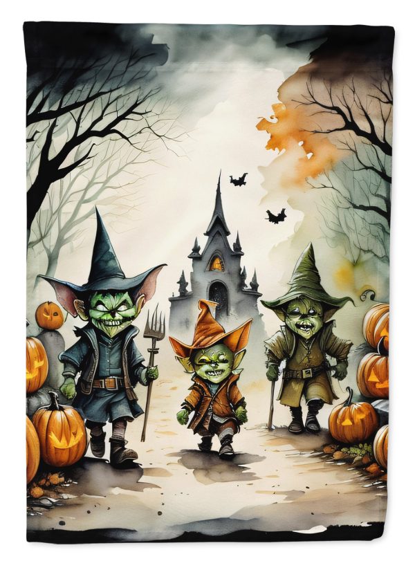 Goblins Spooky Halloween Garden Flag – Outdoor Decorative Garden Flag Online Sale