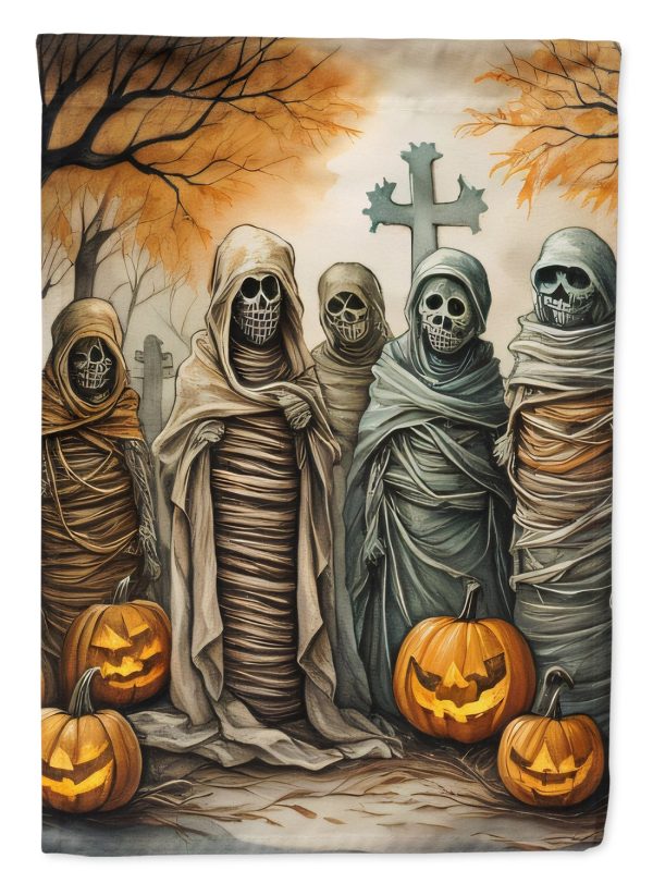 Mummies Spooky Halloween House Flag Discount