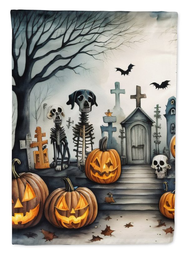 Pet Cemetery Spooky Halloween House Flag Sale