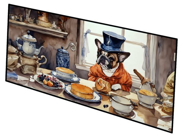 French Bulldog Fall Kitchen Pumpkins Runner Mat 28x58 on Sale