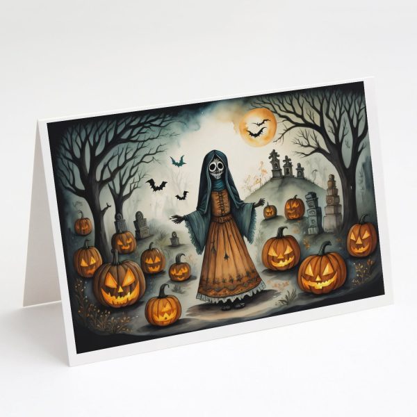 La Llorona Skeleton Spooky Halloween Greeting Cards and Envelopes Pack of 8 Supply