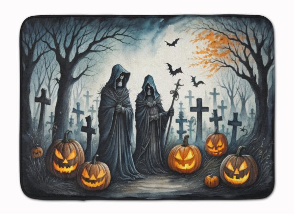 The Grim Reaper Spooky Halloween Memory Foam Kitchen Mat Cheap