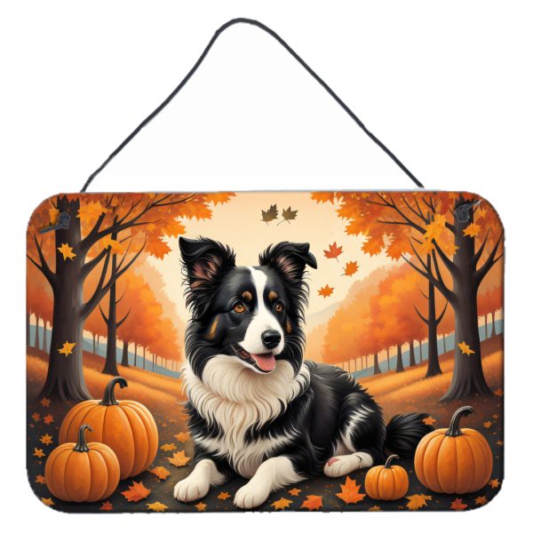 Border Collie Fall Wall or Door Hanging Prints Online now