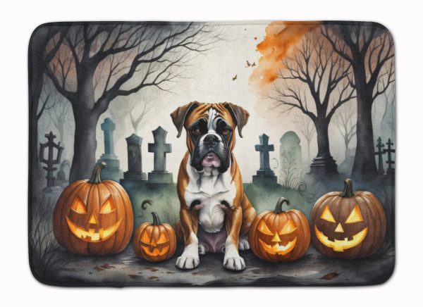 Boxer Spooky Halloween Memory Foam Kitchen Mat Fashion
