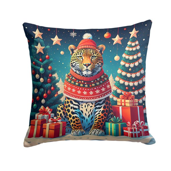 Leopard Christmas Fabric Decorative Pillow For Cheap