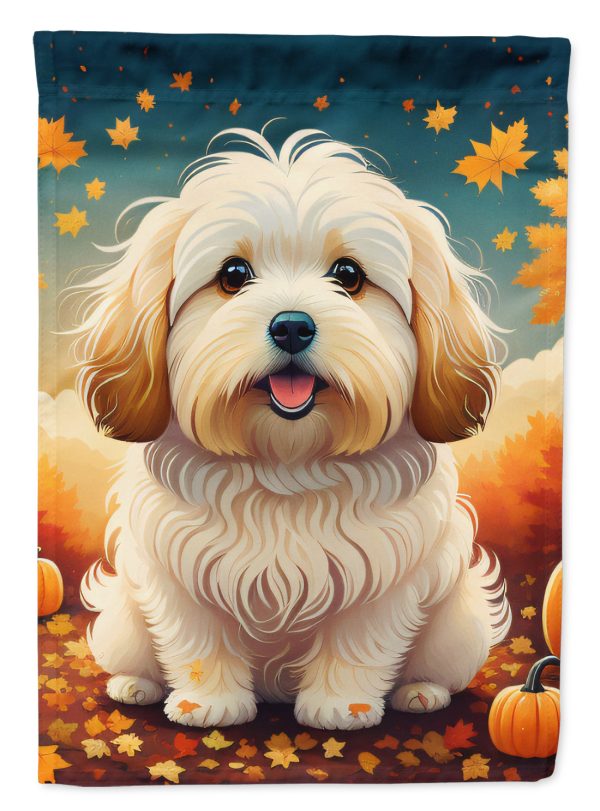Coton De Tulear Fall House Flag on Sale