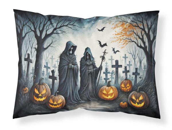 The Grim Reaper Spooky Halloween Fabric Standard Pillowcase Cheap