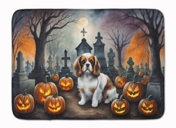 Cavalier Spaniel Spooky Halloween Memory Foam Kitchen Mat Online Hot Sale