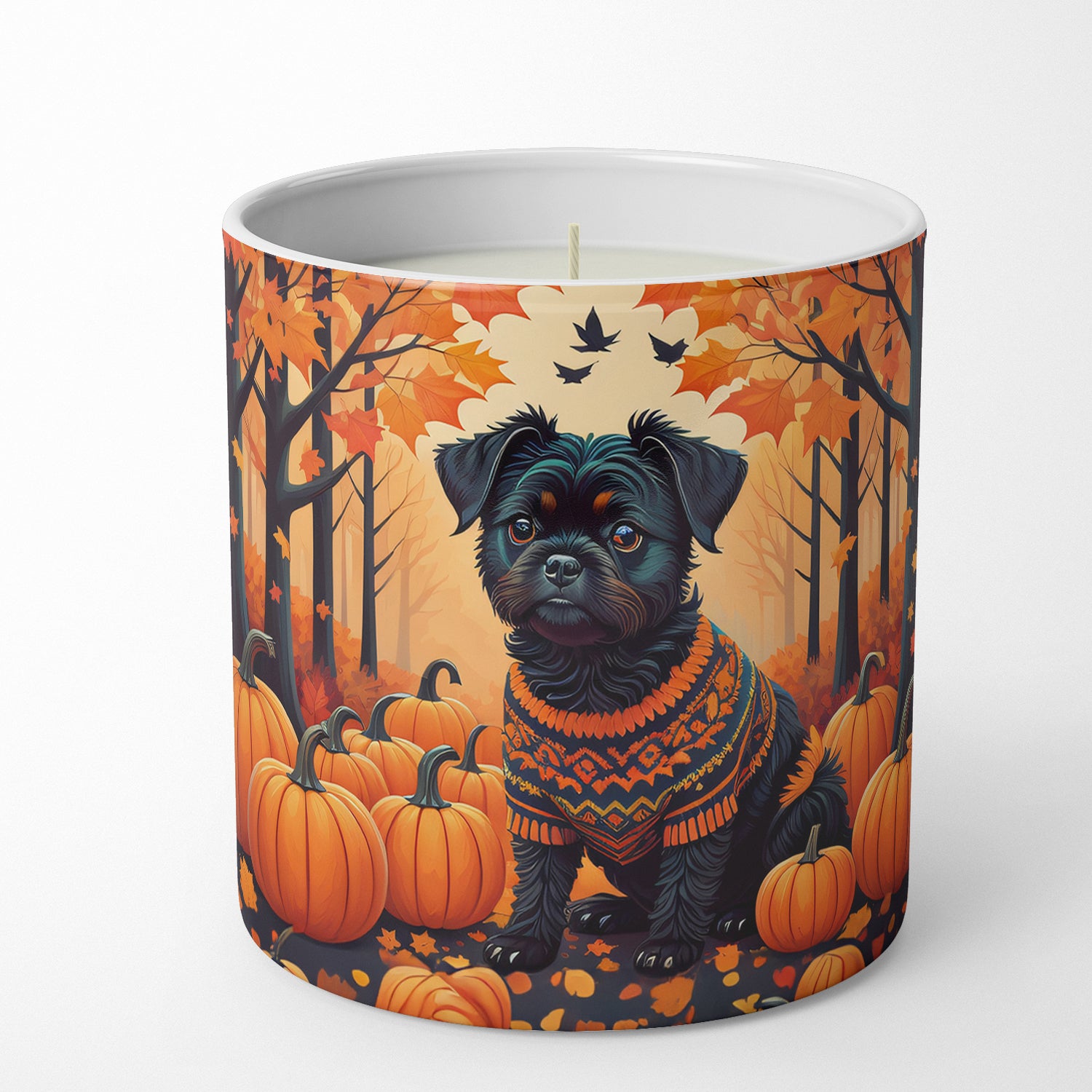 Affenpinscher Fall Decorative Soy Candle Discount