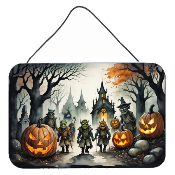 Orcs Spooky Halloween Wall or Door Hanging Prints Discount