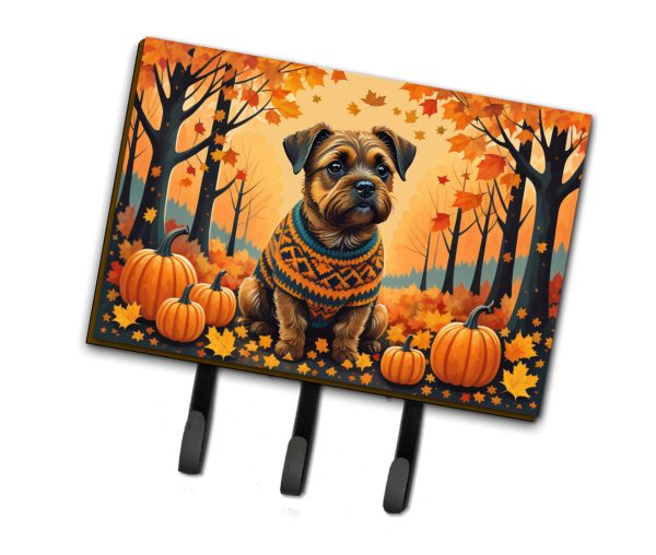 Border Terrier Fall Leash or Key Holder Supply