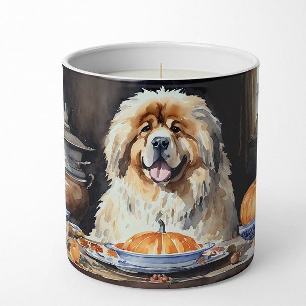 Tibetan Mastiff Fall Kitchen Pumpkins Decorative Soy Candle Sale