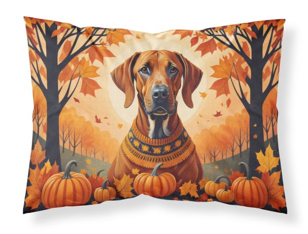 Rhodesian Ridgeback Fall Fabric Standard Pillowcase Fashion