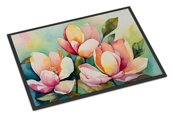 Mississippi Magnolia in Watercolor Doormat 18x27 on Sale
