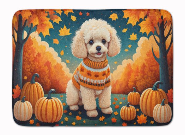 Poodle Fall Memory Foam Kitchen Mat Online