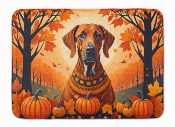 Rhodesian Ridgeback Fall Memory Foam Kitchen Mat on Sale