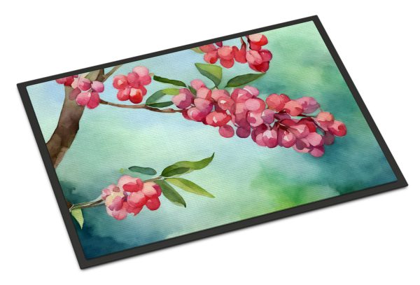 Pennsylvania Mountain Laurels in Watercolor Doormat 18x27 For Cheap