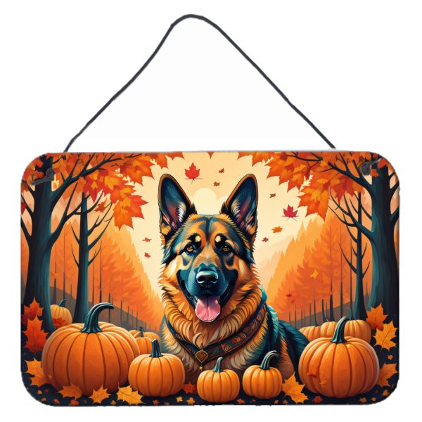 German Shepherd Fall Wall or Door Hanging Prints Sale
