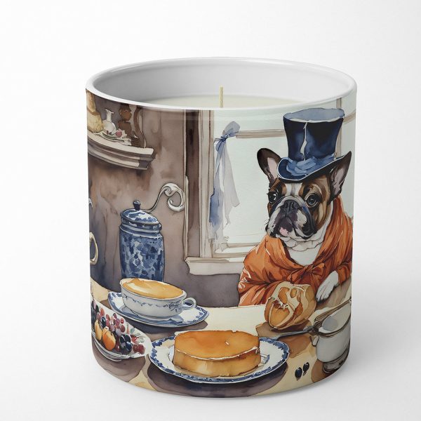 French Bulldog Fall Kitchen Pumpkins Decorative Soy Candle on Sale
