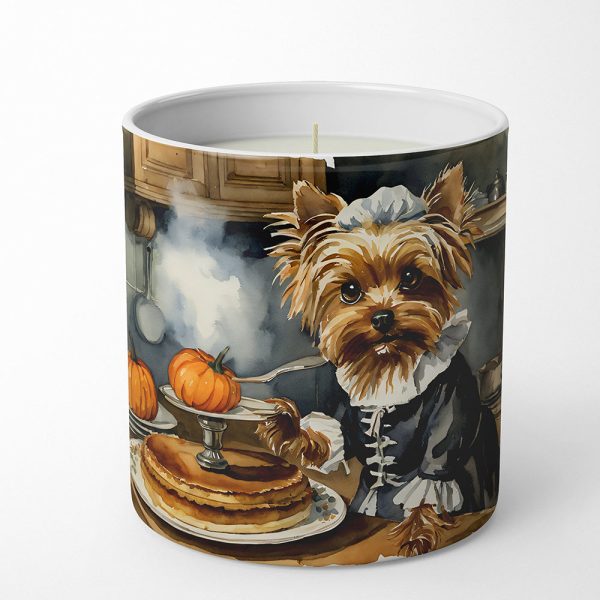 Yorkie Fall Kitchen Pumpkins Decorative Soy Candle Supply