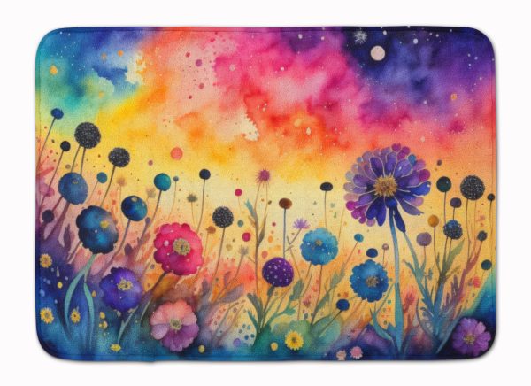 Scabiosa in Color Memory Foam Kitchen Mat Online Hot Sale