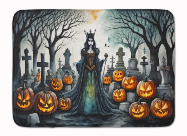 Evil Queen Spooky Halloween Memory Foam Kitchen Mat on Sale