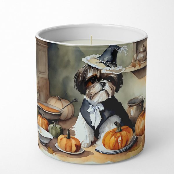 Shih Tzu Fall Kitchen Pumpkins Decorative Soy Candle Cheap