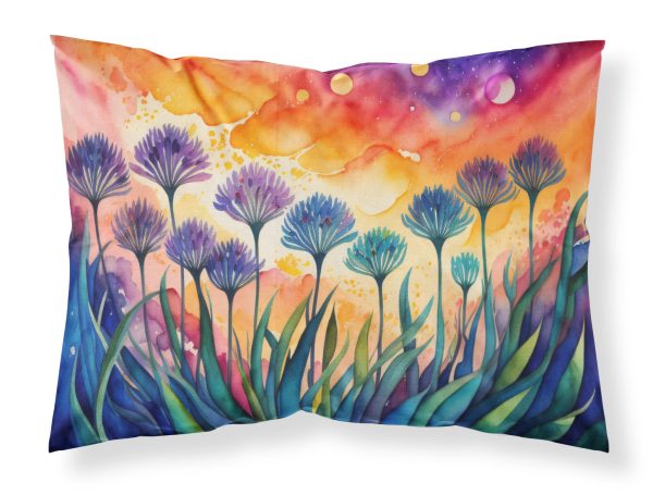 Agapanthus in Color Fabric Standard Pillowcase Cheap