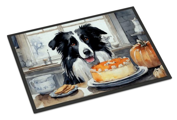 Border Collie Fall Kitchen Pumpkins Doormat 18x27 Online