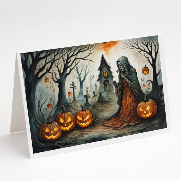 The Weeping Woman Spooky Halloween Greeting Cards and Envelopes Pack of 8 Fashion
