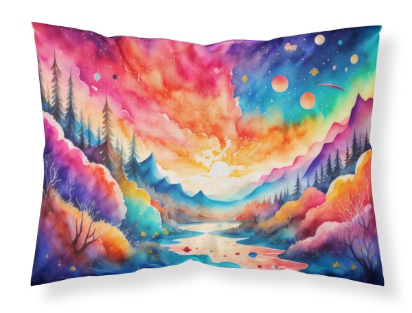 Amaranths in Color Fabric Standard Pillowcase Fashion