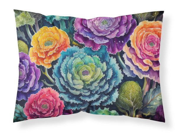 Ornamental Kale in Color Fabric Standard Pillowcase Sale