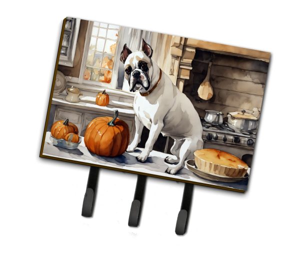 Boxer Fall Kitchen Pumpkins Leash or Key Holder Online now