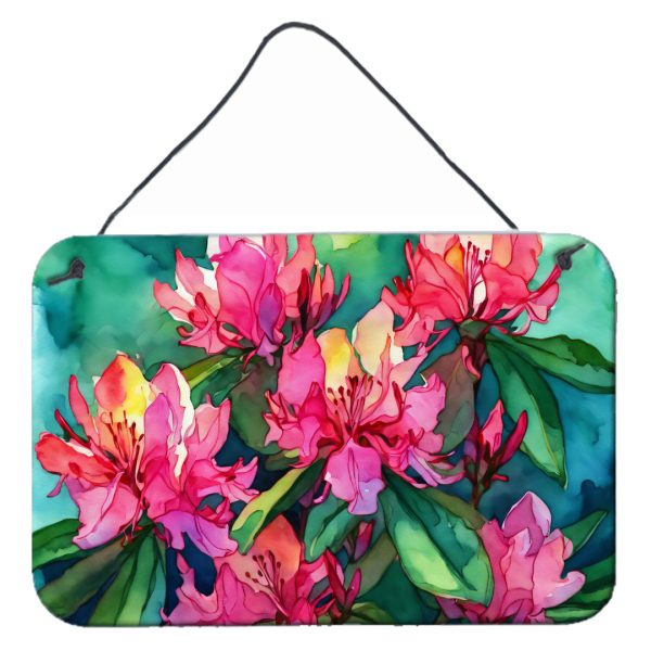 West Virginia Rhododendrons in Watercolor Wall or Door Hanging Prints Supply