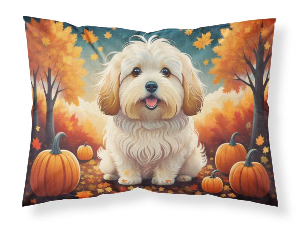 Coton De Tulear Fall Fabric Standard Pillowcase Discount